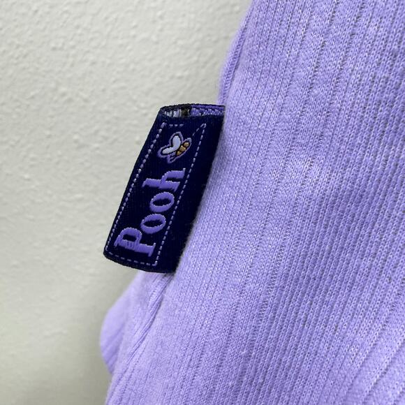 Vintage 90s Y2k Disney Winnie Pooh Eeyore Embroidered Henley Top Cutecore 3X - Picture 7 of 11